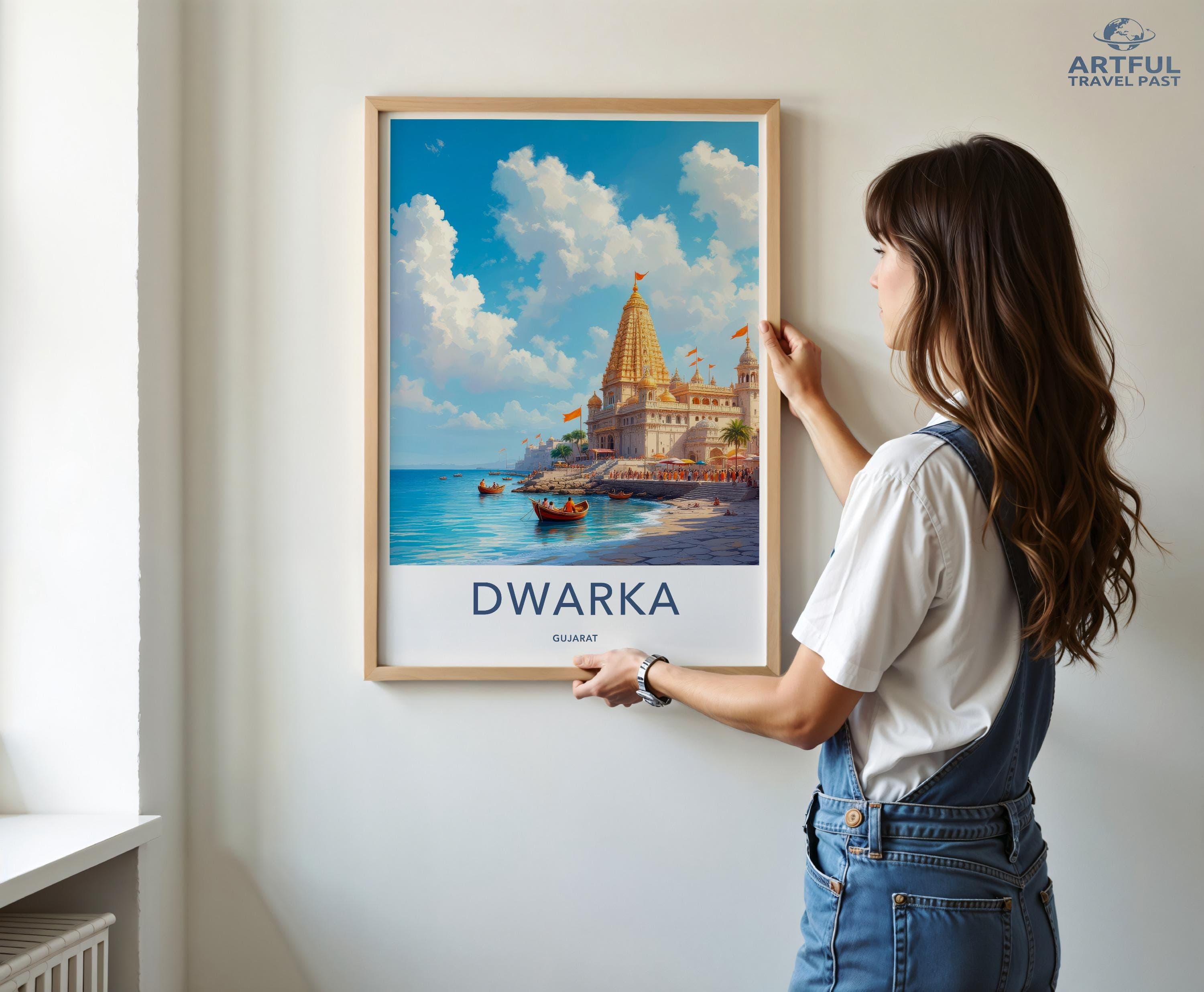 Dwarka Poster - Gujarat Wall Art