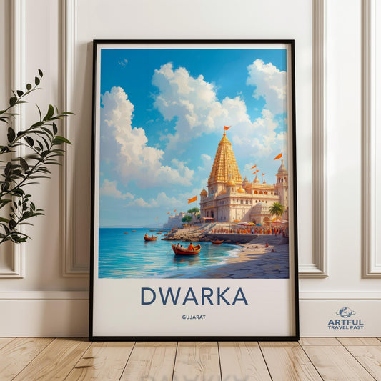 Dwarka Poster - Gujarat Wall Art