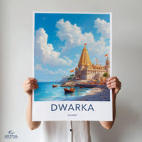 Dwarka Poster - Gujarat Wall Art