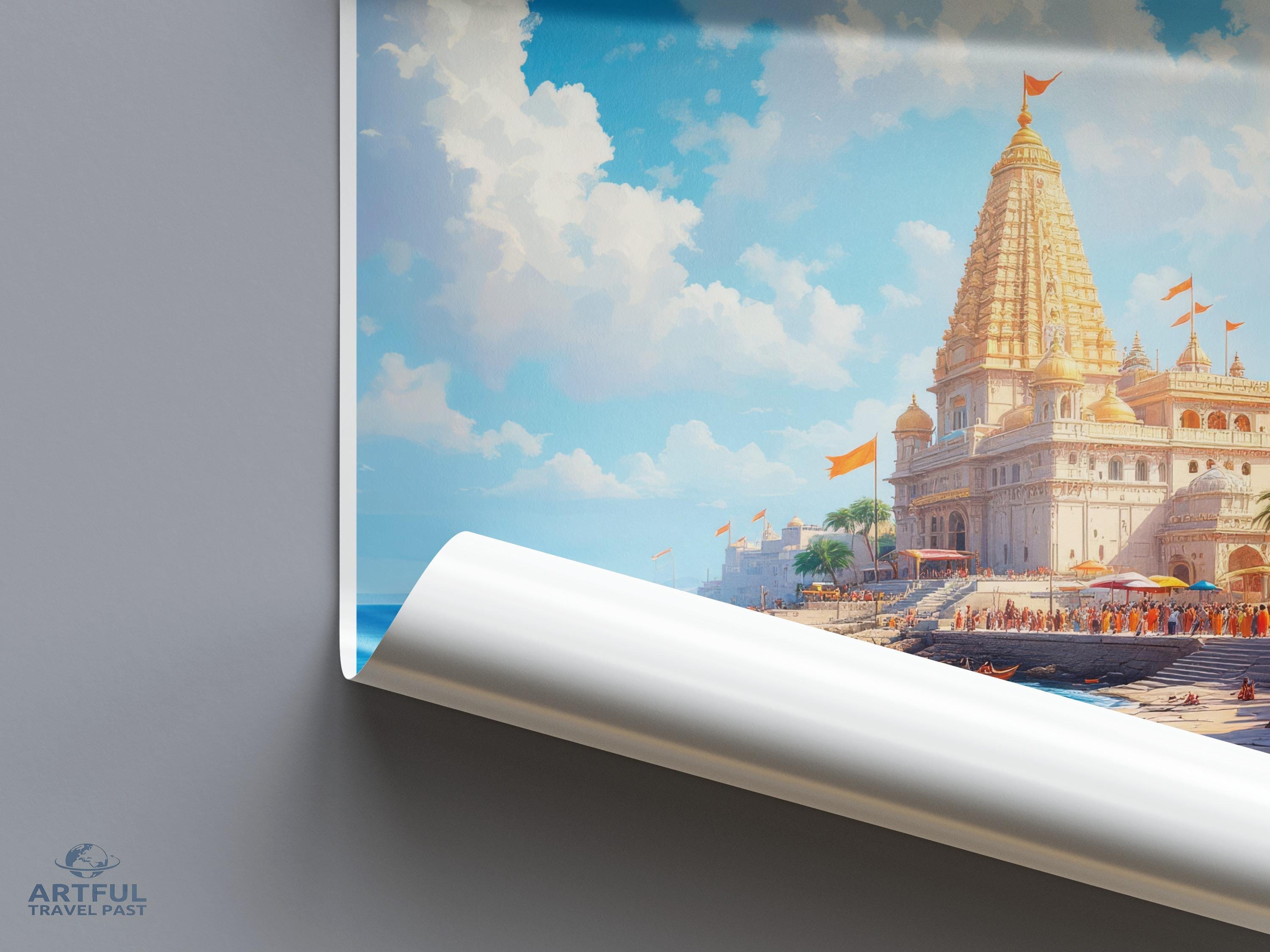Dwarka Poster - Gujarat Wall Art