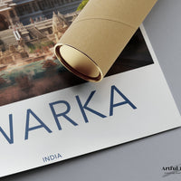 Dwarka Poster | Gujarat Wall Art | India Decor