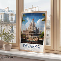 Dwarka Poster | Gujarat Wall Art | India Decor