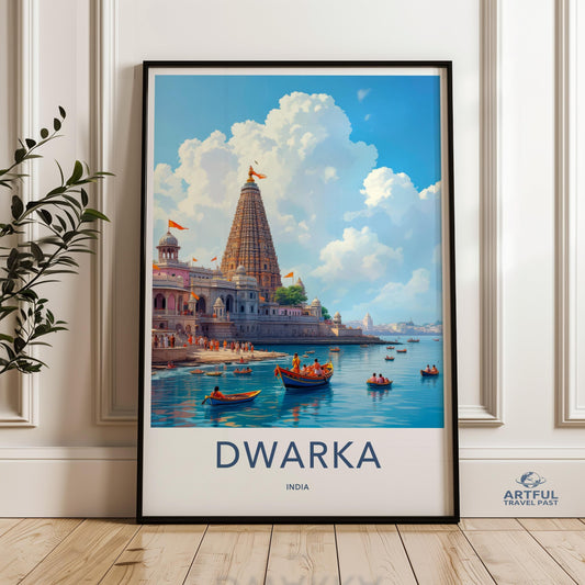 Dwarka Poster - India Wall Art