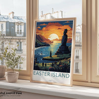 Easter Island Poster - Chile Wall Art