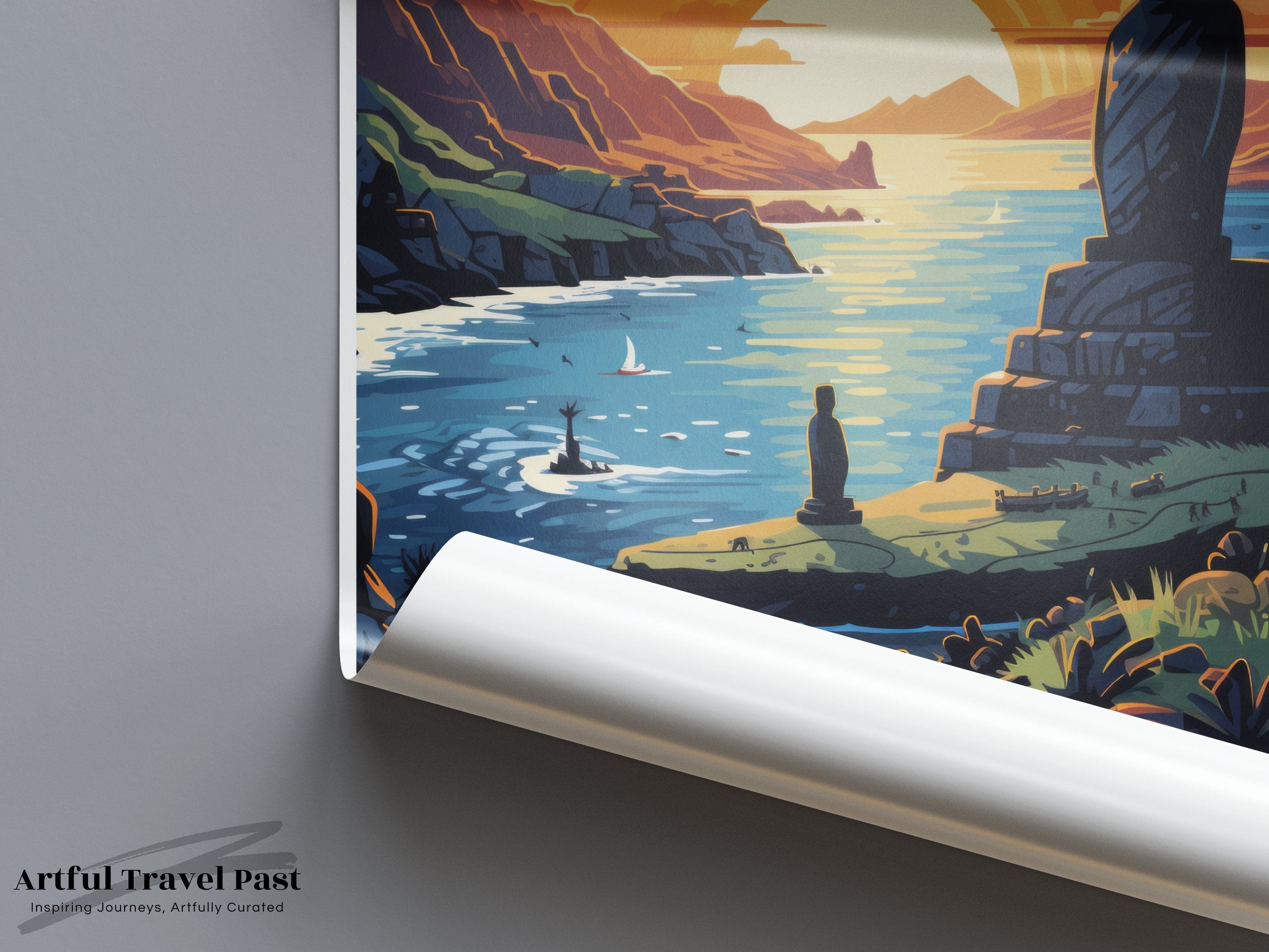 Easter Island Poster - Chile Wall Art