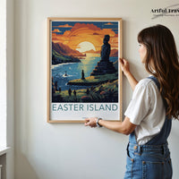 Easter Island Poster - Chile Wall Art