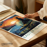 Easter Island Poster - Chile Wall Art
