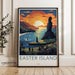 Easter Island Poster - Chile Wall Art