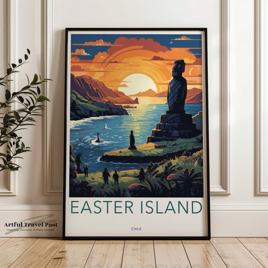 Easter Island Poster - Chile Wall Art