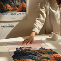 Edinburgh Castle Poster | Scotland Wall Art | UK Decor