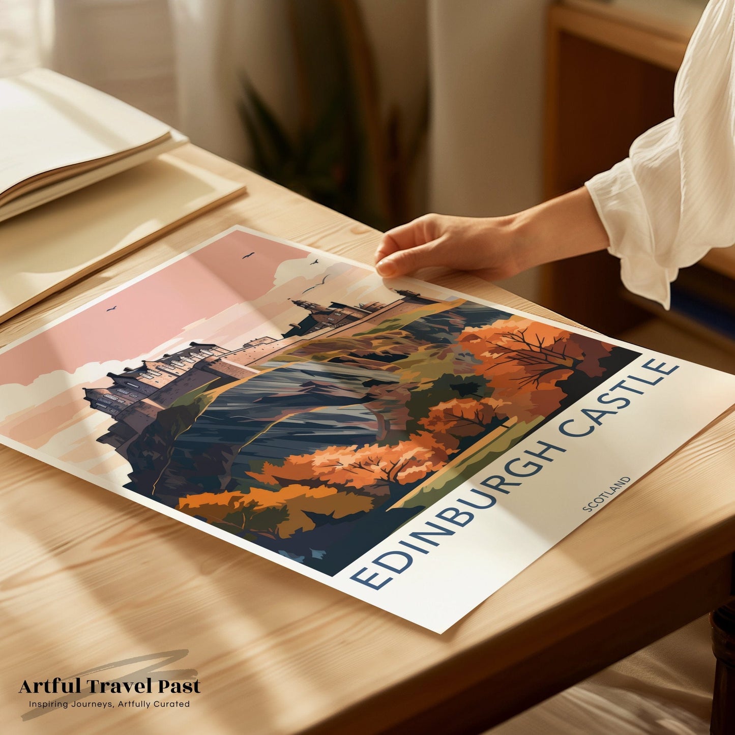 Edinburgh Castle Poster | Scotland Wall Art | UK Decor