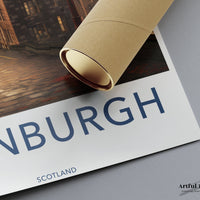 Edinburgh Poster - Scotland Wall Art