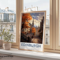 Edinburgh Poster - Scotland Wall Art