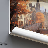 Edinburgh Poster - Scotland Wall Art