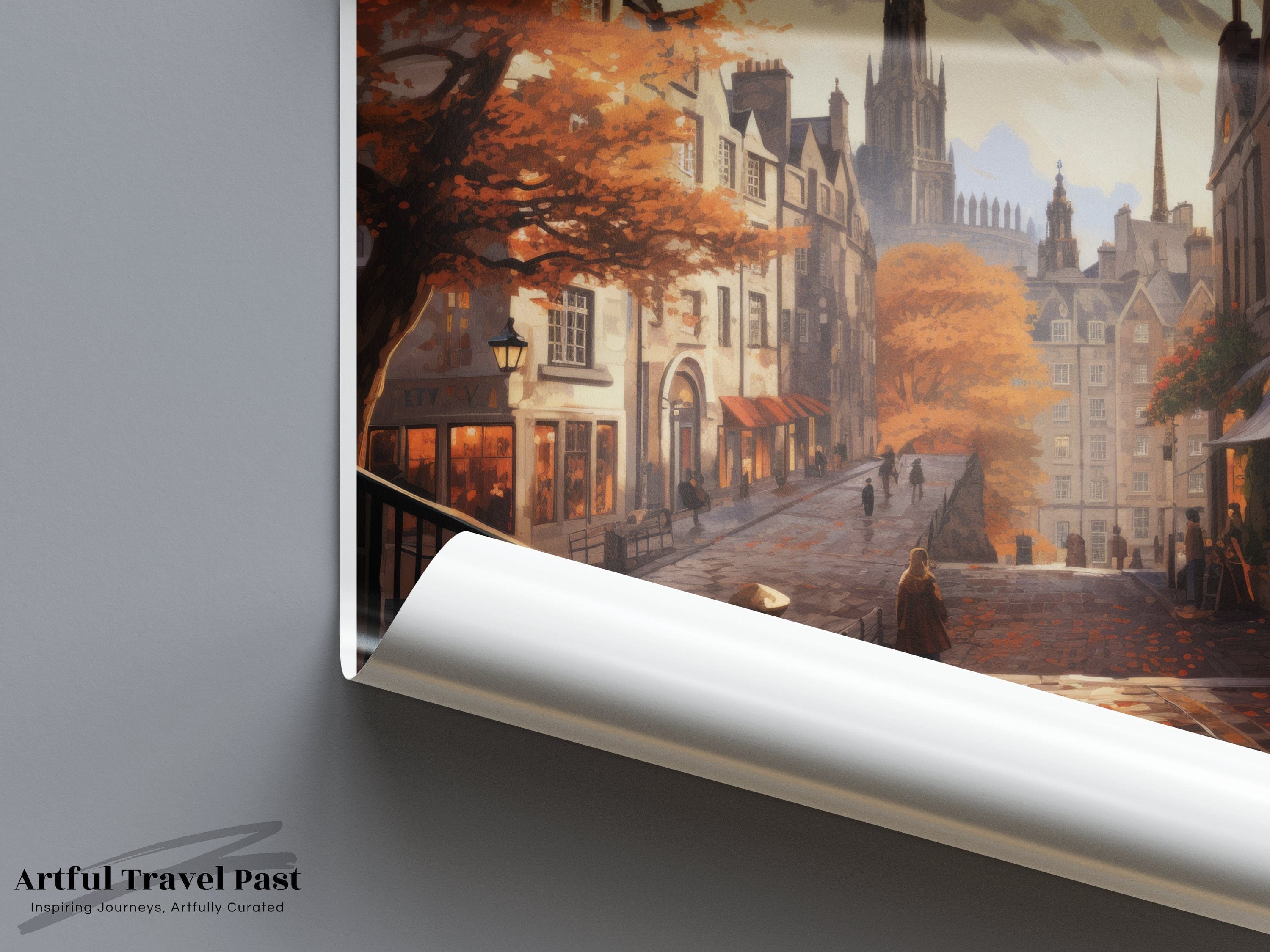 Edinburgh Poster - Scotland Wall Art