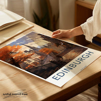 Edinburgh Poster - Scotland Wall Art