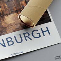 Edinburgh Poster - Scotland Wall Art