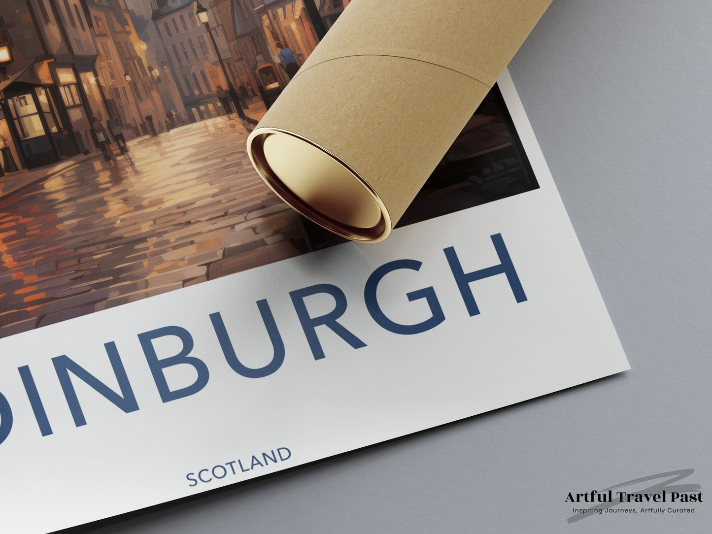 Edinburgh Poster - Scotland Wall Art