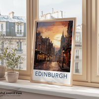 Edinburgh Poster - Scotland Wall Art