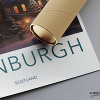 Edinburgh Poster - Scotland Wall Art