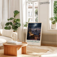 Edinburgh Poster - Scotland Wall Art