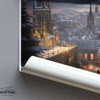 Edinburgh Poster - Scotland Wall Art