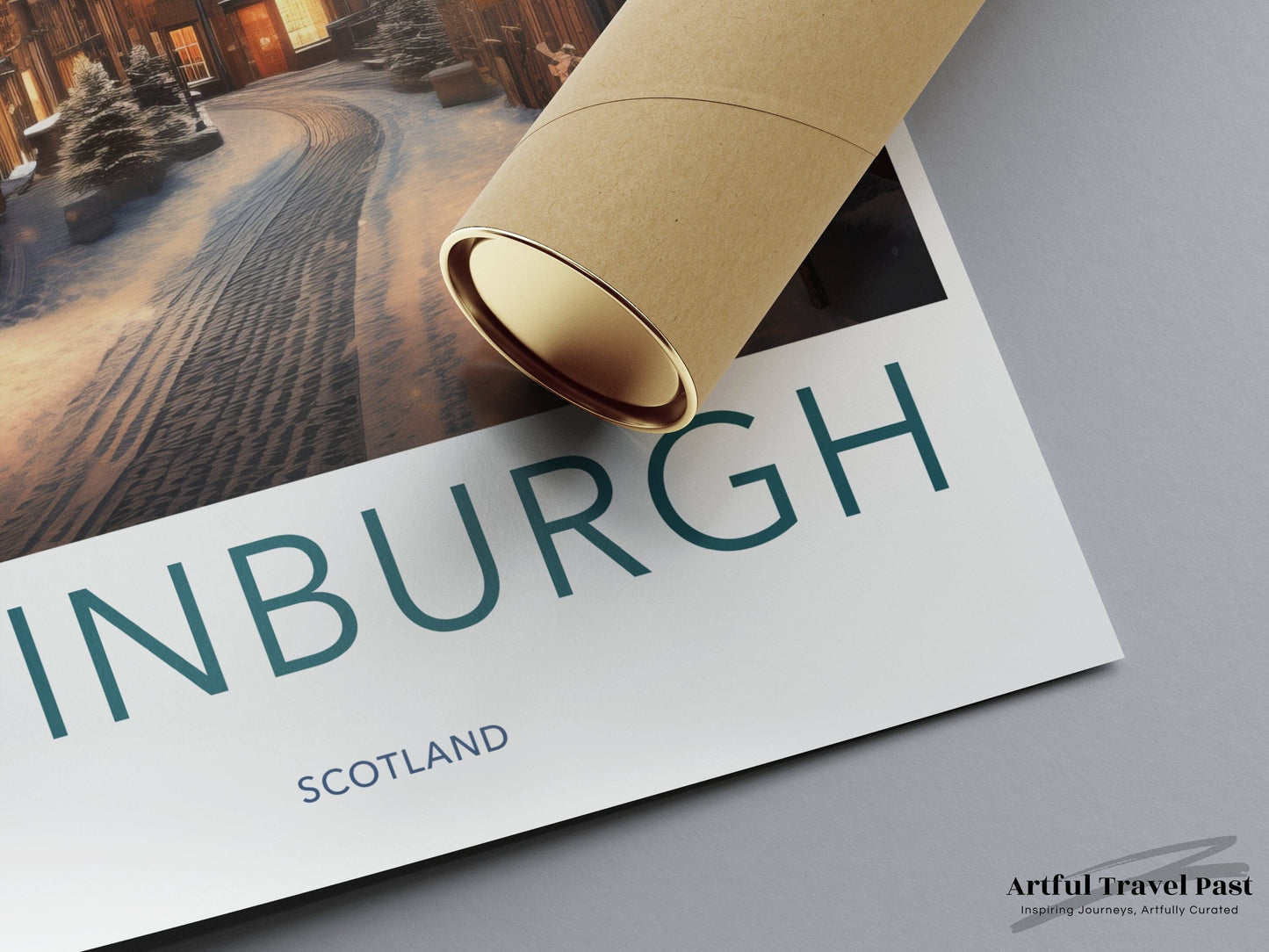 Edinburgh Poster - Scotland Wall Art