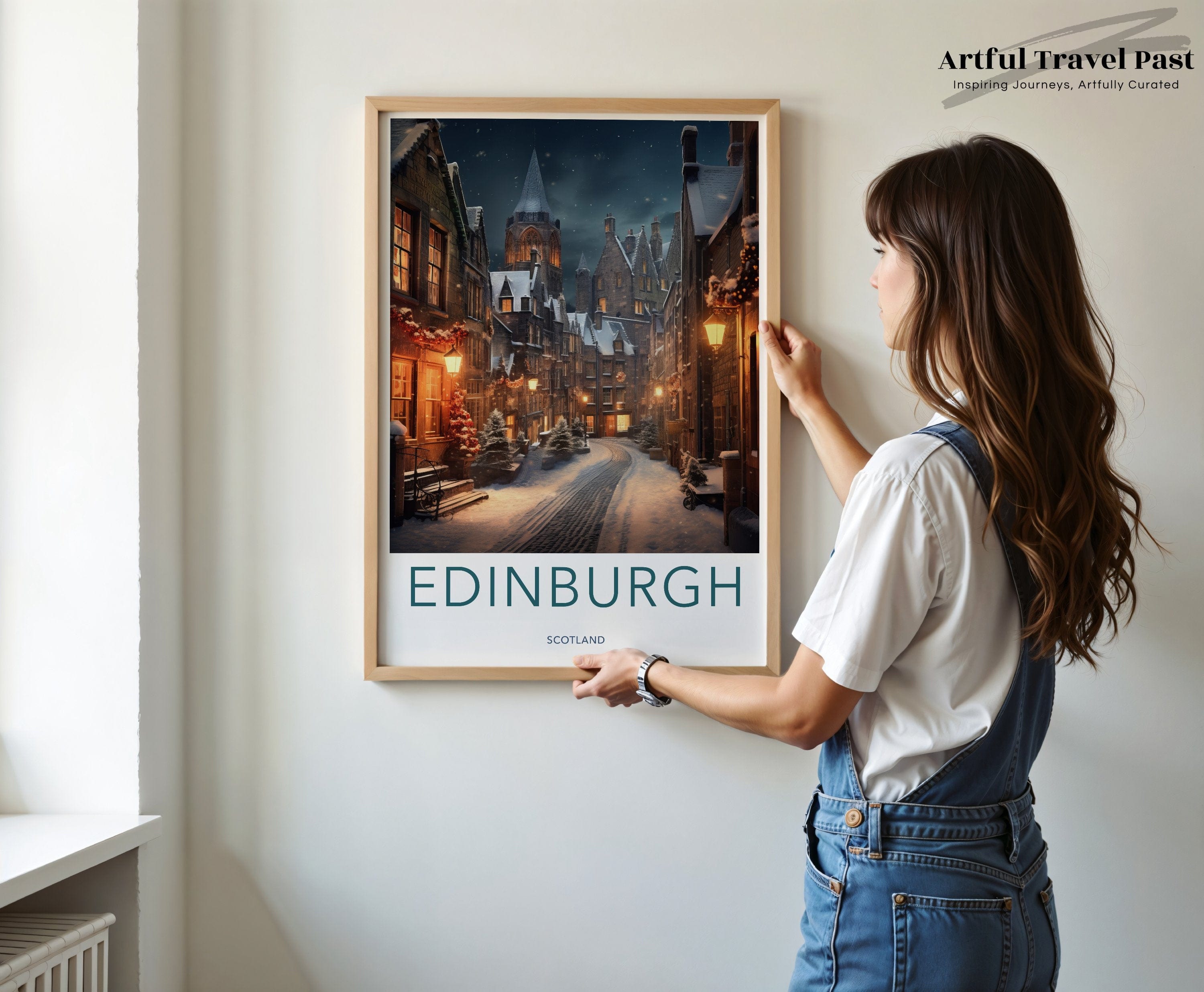 Edinburgh Poster - Scotland Wall Art