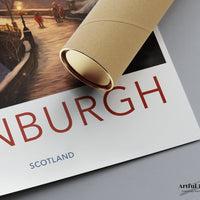 Edinburgh Poster - Scotland Wall Art