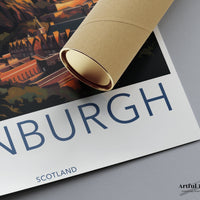 Edinburgh Poster - Scotland Wall Art
