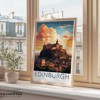 Edinburgh Poster - Scotland Wall Art