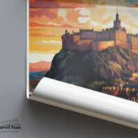 Edinburgh Poster - Scotland Wall Art