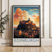 Edinburgh Poster - Scotland Wall Art