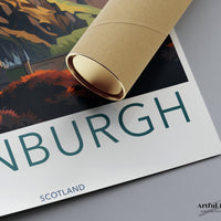 Edinburgh Poster - Scotland Wall Art