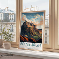 Edinburgh Poster - Scotland Wall Art