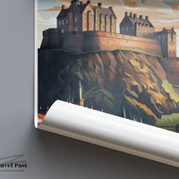 Edinburgh Poster - Scotland Wall Art