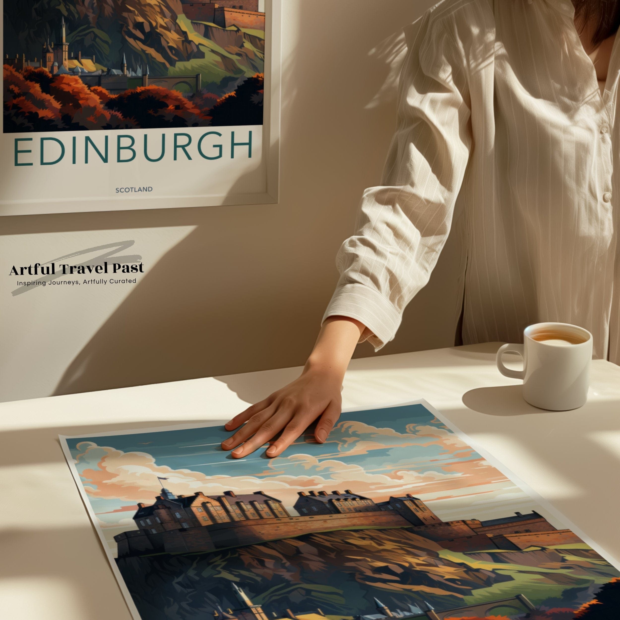 Edinburgh Poster - Scotland Wall Art