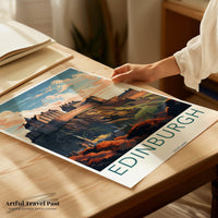 Edinburgh Poster - Scotland Wall Art