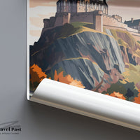 Edinburgh Poster - Scotland Wall Art