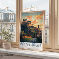 Edinburgh Poster - Scotland Wall Art