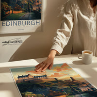Edinburgh Poster - Scotland Wall Art