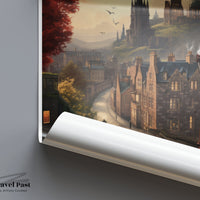 Edinburgh Poster | Scotland Wall Art | UK Decor