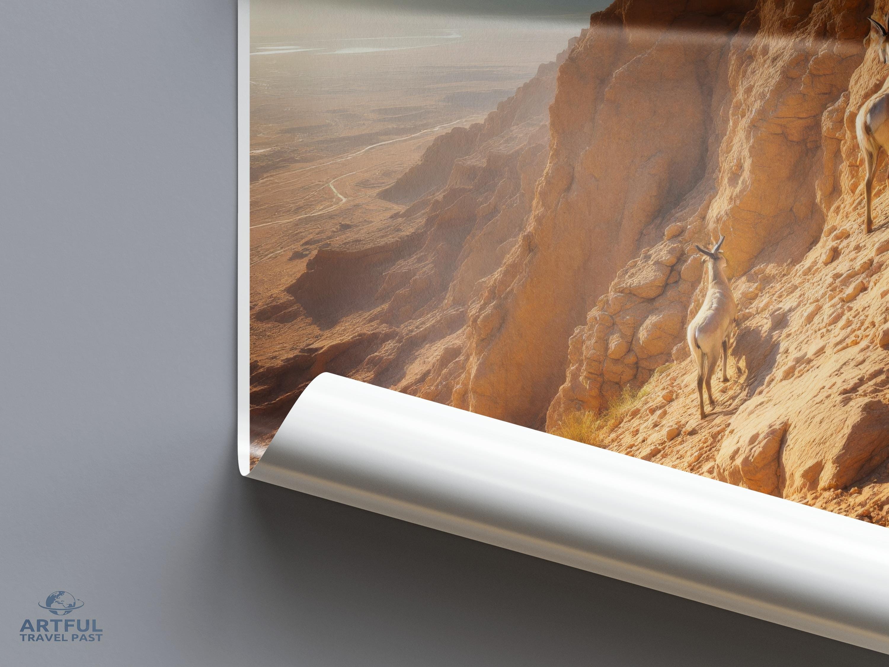 Ein Gedi Desert Poster - Israel Wall Art