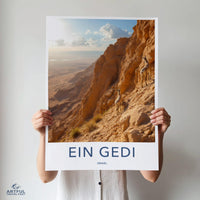 Ein Gedi Desert Poster - Israel Wall Art