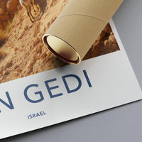 Ein Gedi Desert Poster - Israel Wall Art