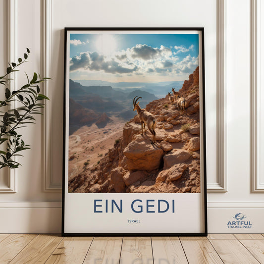 Ein Gedi Poster - Israel Wall Art