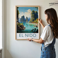 El Nido Poster - Philippines Wall Art