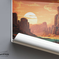 Ennedi Plateau Poster | Chad Wall Art