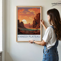 Ennedi Plateau Poster | Chad Wall Art