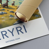 Eryri National Park Poster